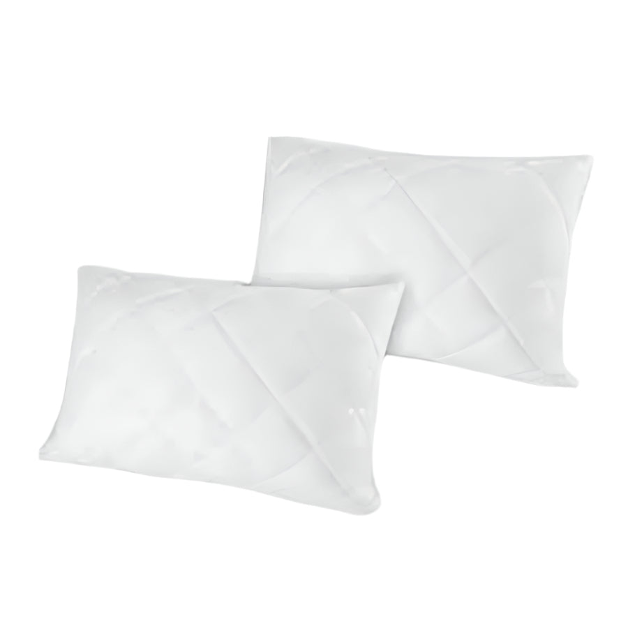 Set 2 perne cu umplutura de puf siliconat, antialergica, 50 x 70 cm