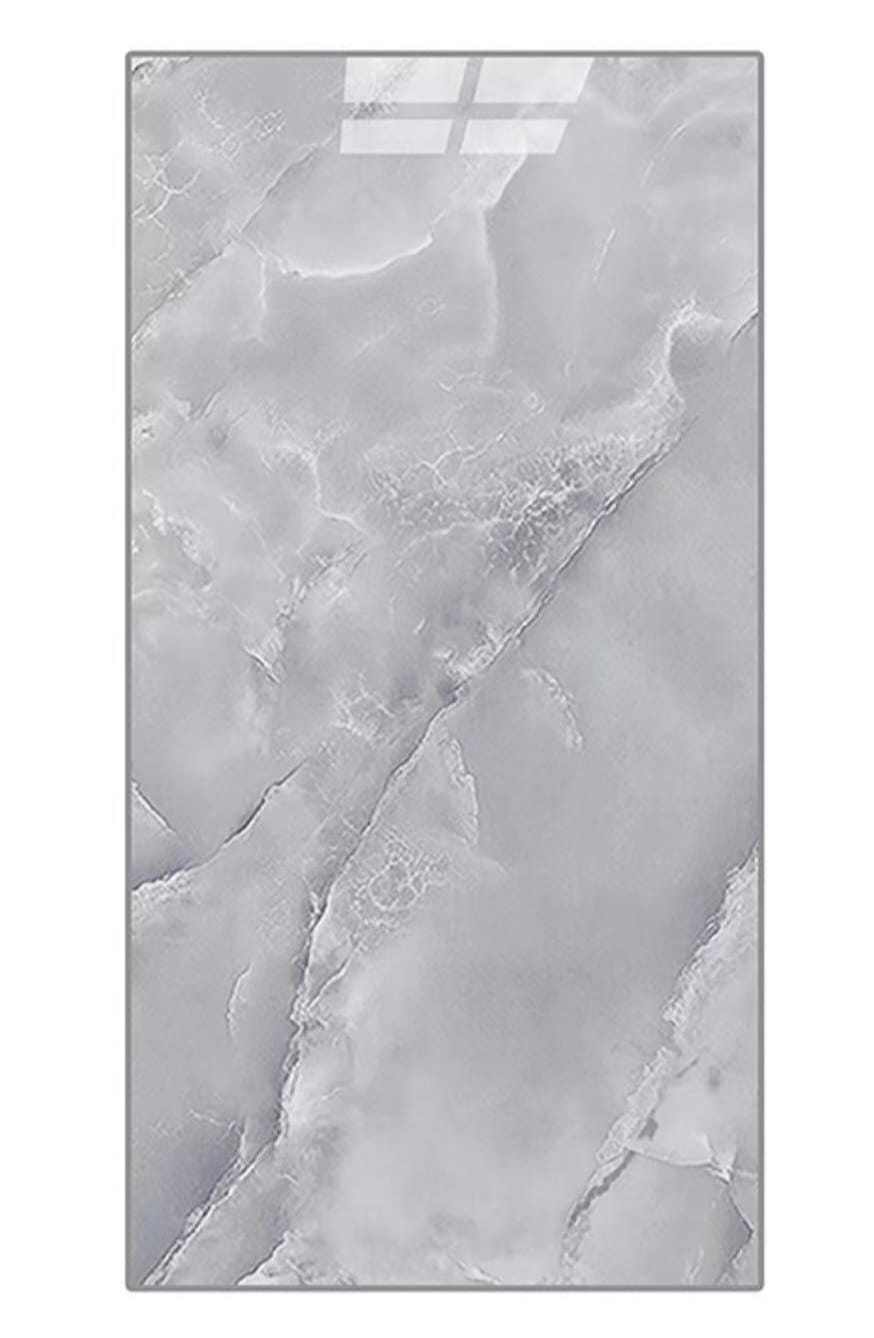 Set 10 x Placa autoadeziva pentru perete tip marmura gri , impermeabila, 30x60 cm