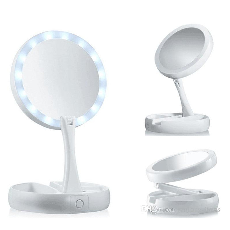 Machiaj usor de facut cu noua oglinda cu led