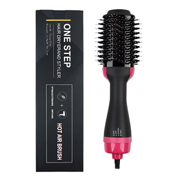 Perie electrica pentru volum, cu aer cald One Step 3 in 1