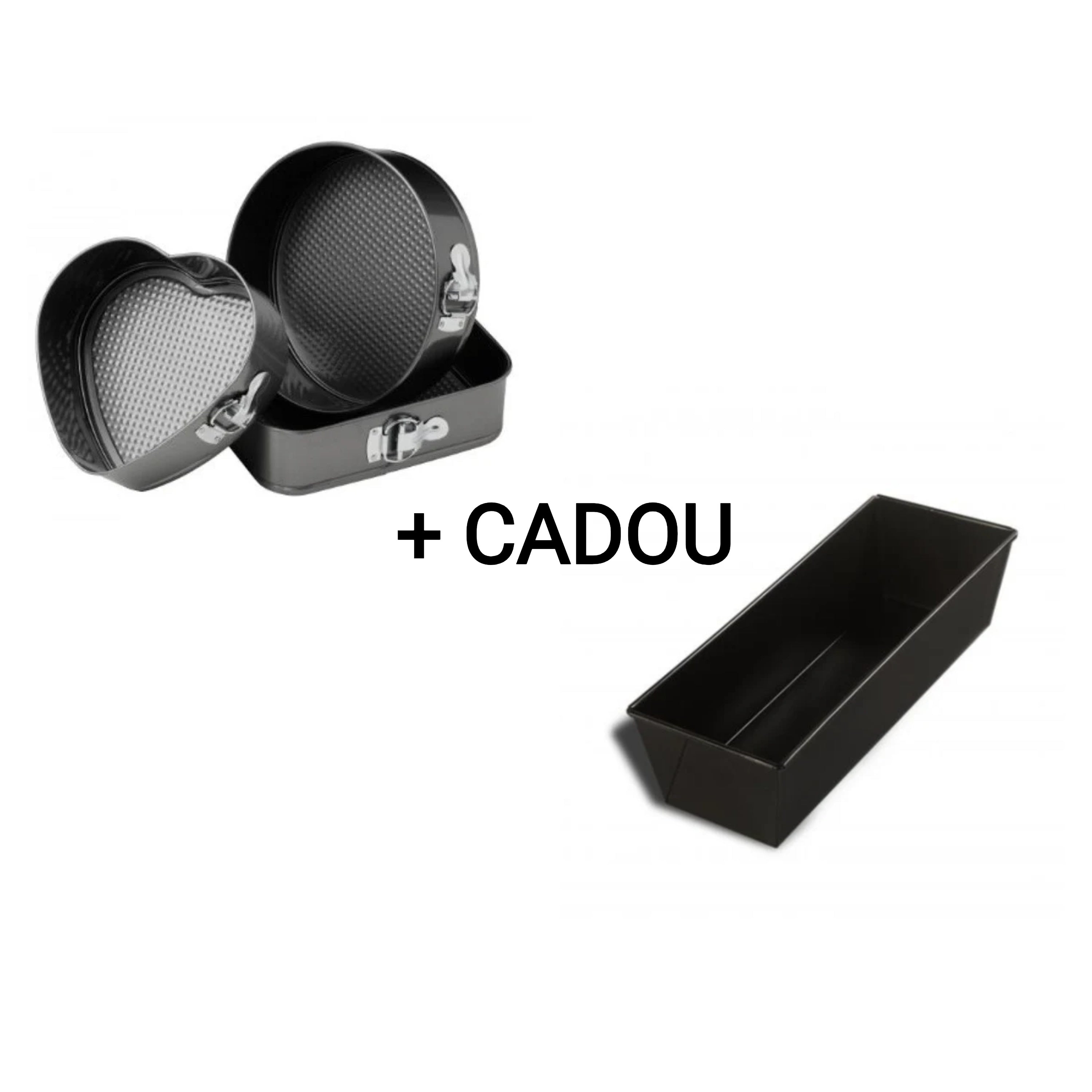 Set 3 forme diferite pentru prajituri + CADOU Forma cozonac