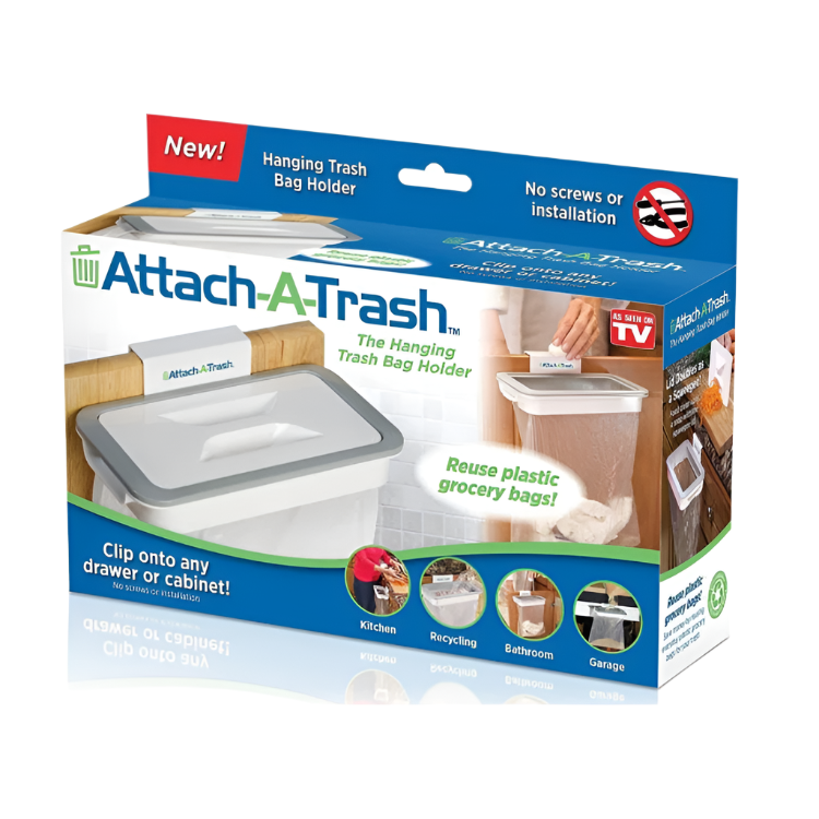 set 2 xCos de gunoi suspendat - se aseaza usor pe usile dulapurilor de bucatarie