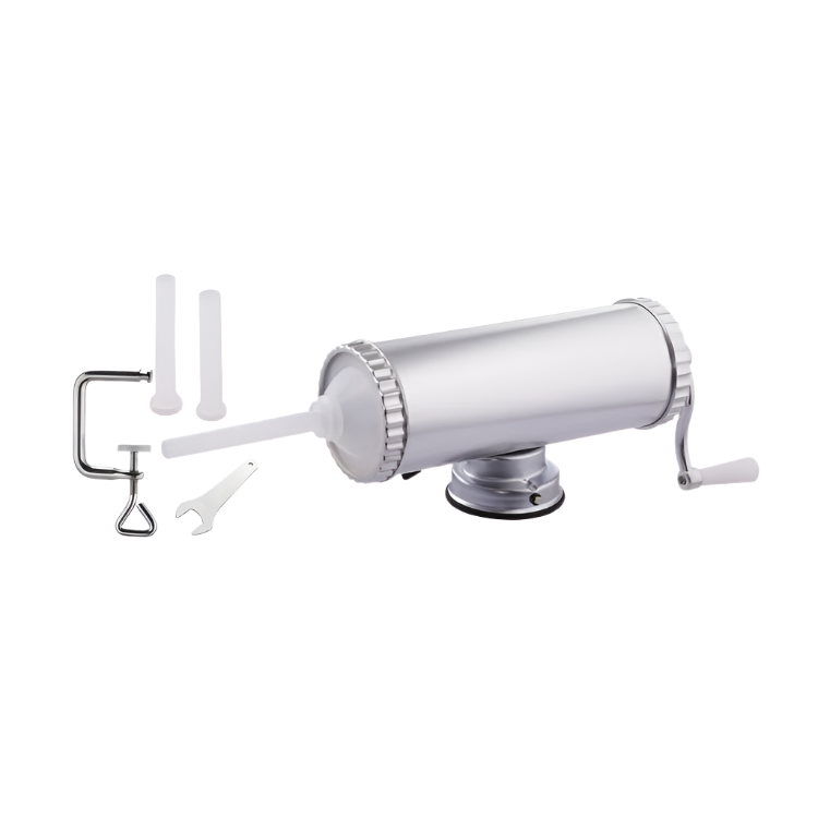 Masina din inox de umplut carnati - capacitate 2.5 kg