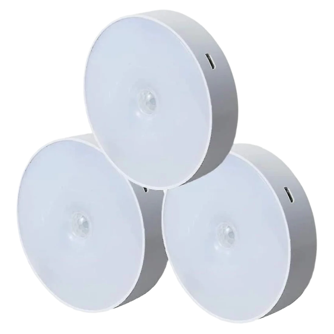 Set 3 x Lampa de veghe cu inductie, incarcare USB