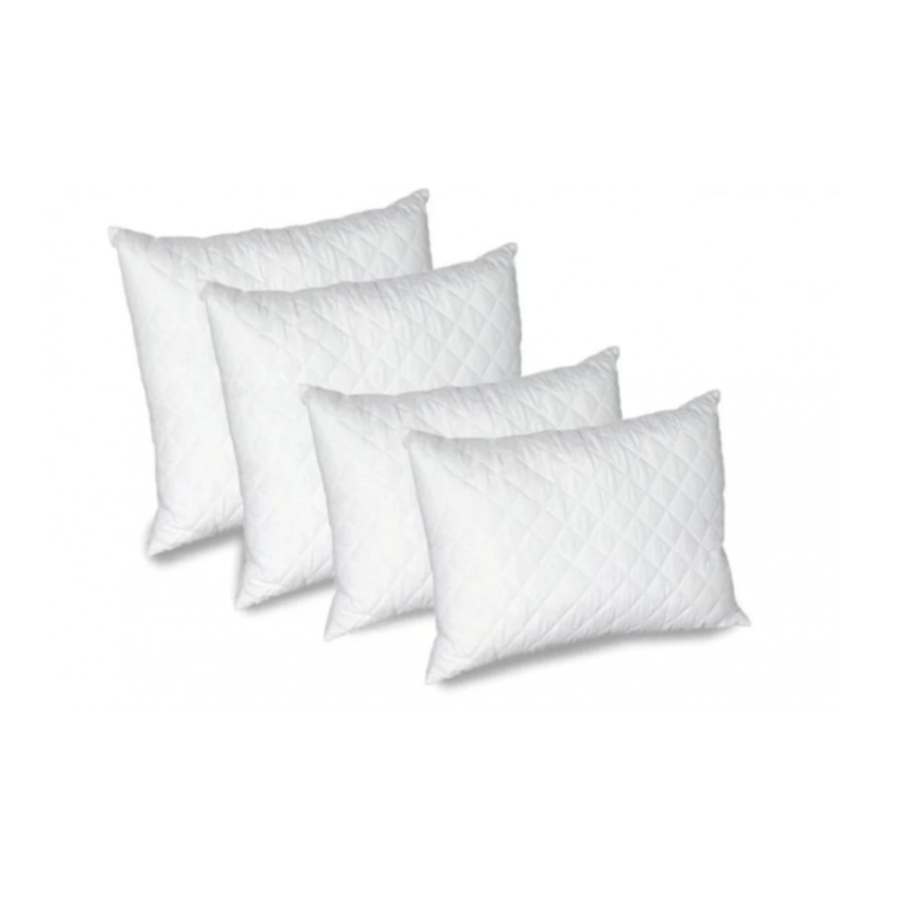 Set 4 perne, 3+1 gratis, umplutura de puf siliconat, antialergica, 50 x 70 cm