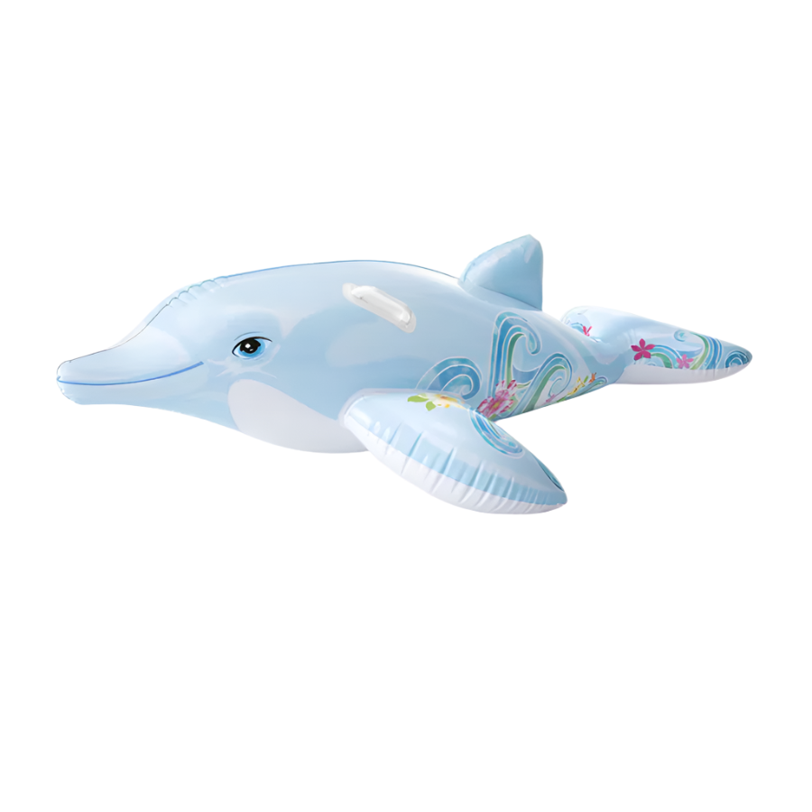 Saltea gonflabila Ride-on, model Delfin, 175 x 66 cm