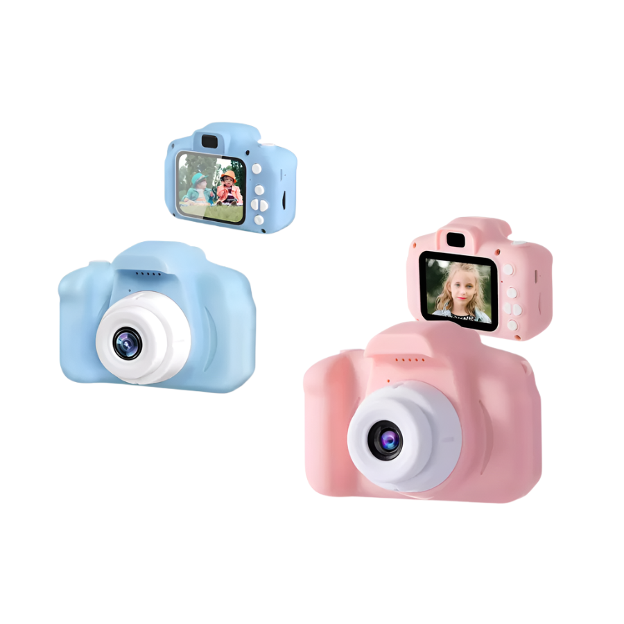 Aparat foto digital pentru copii Roz/Albastru