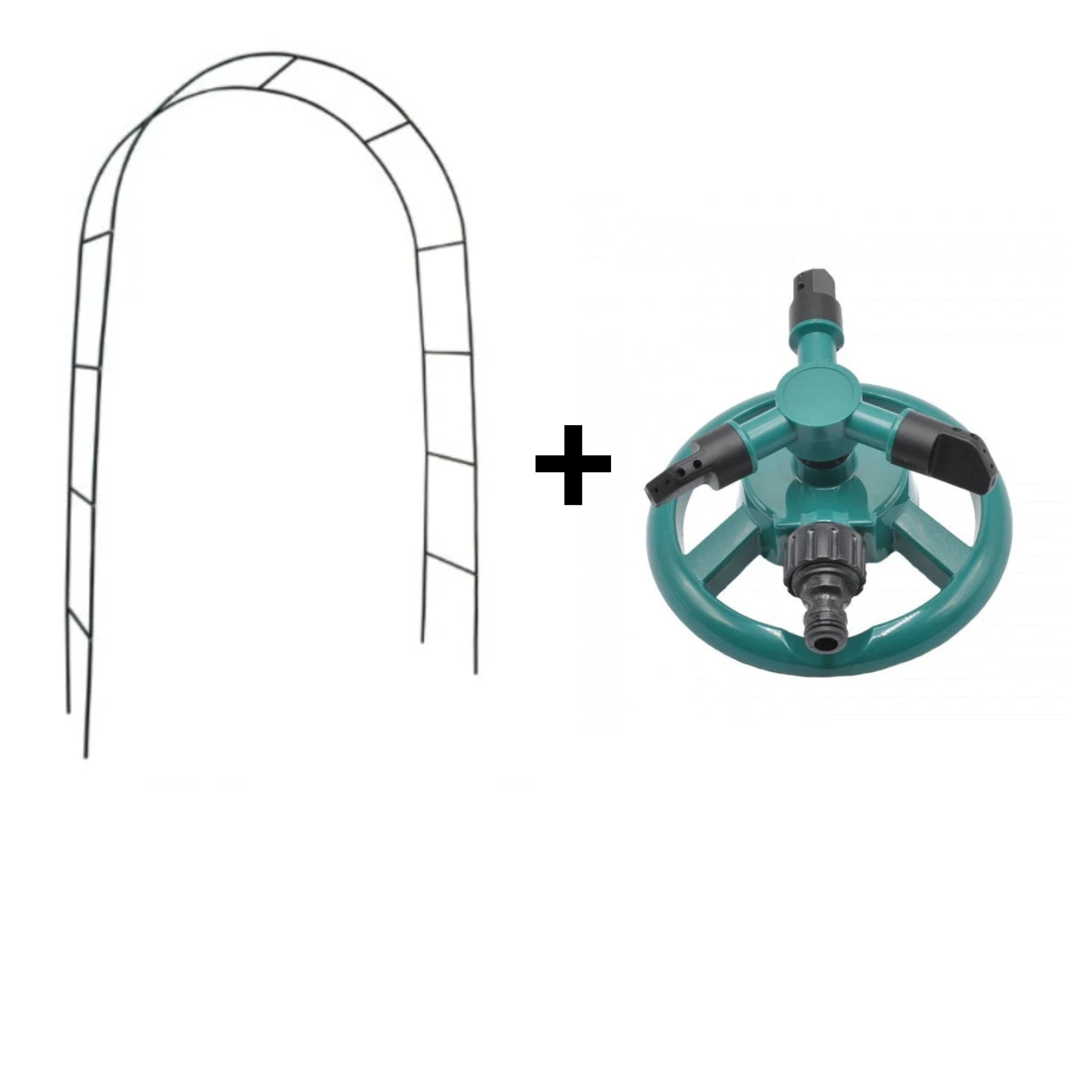 Arcada pentru trandafiri 240x140x38 cm + Stropitoare rotativa reglabila 3 duze