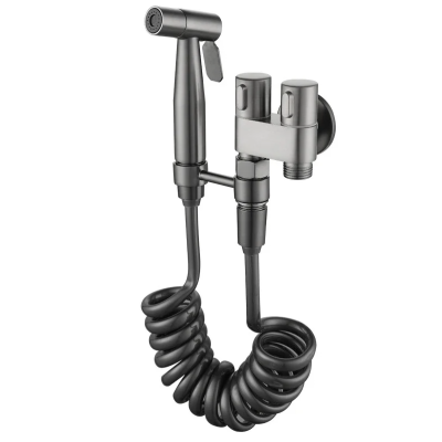 Set Dus Igienic pentru Bideu sau Vas WC cu furtun extensibil