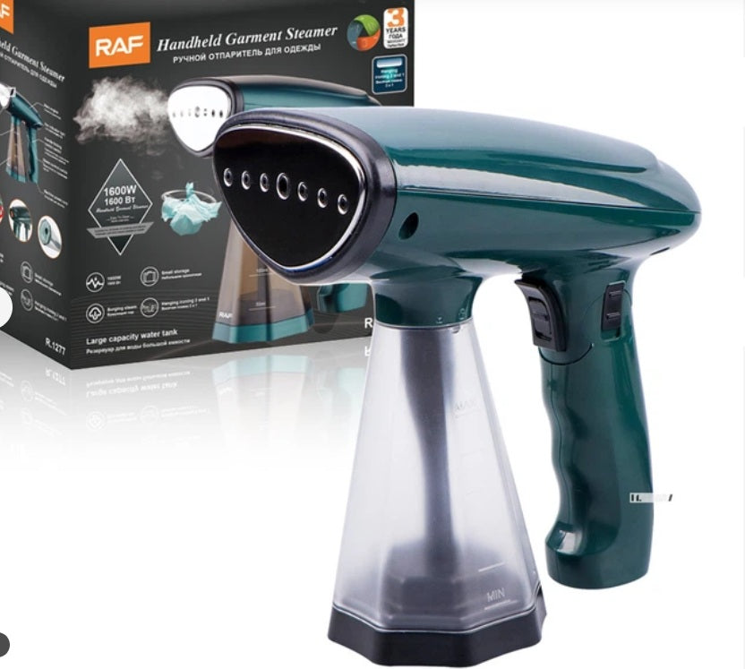 Aparat de Călcat cu Abur Vertical RAF, 1600W, Rezervor 200 ml, Călcare 2 în 1 (Verticală și Orizontală)