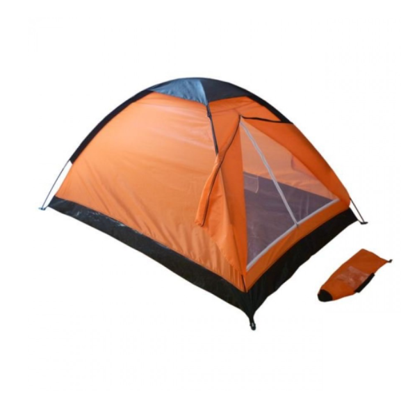 Cort camping 2 persoane, dimensiuni 200x140x100 cm