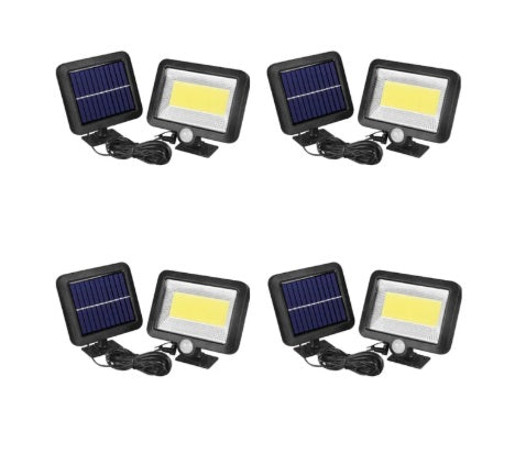 Set 4 x Lampa solara Led SL-F100 cu senzor de miscare