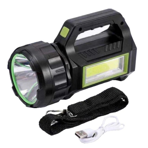 Lanterna de mana cu incarcare solara 30w led cob