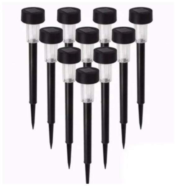 Set 10 lampi solare de gradina cu tarus