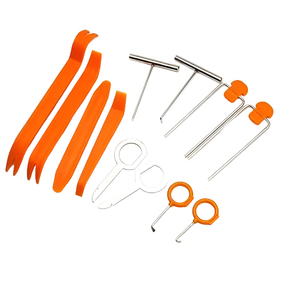 Set 12 instrumente auto pentru demontare tapiserie sau radio