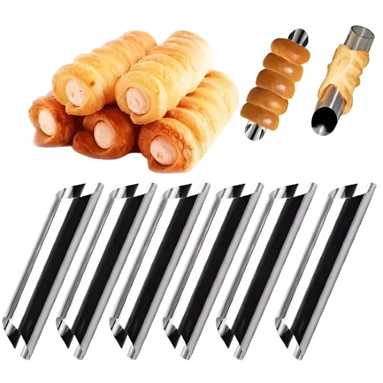 Set 12 forme cilindrice pentru prajituri