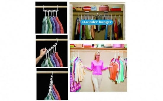 set2 x Suport pentru 40 de umerase cu 8 sisteme de agatare