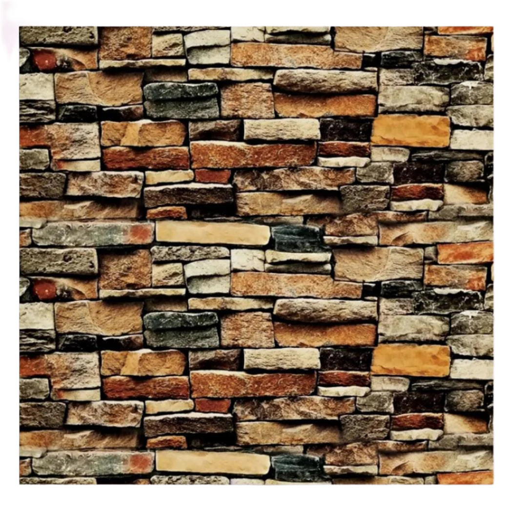 Set 10 x Placa autoadeziva pentru  perete tip caramida , impermeabila, 60x60 cm