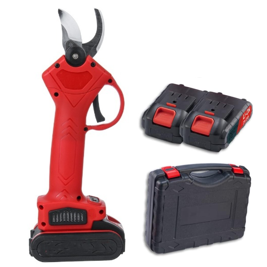 Foarfeca electrica cu 2 Acumulatori, 36V,  pentru vita de vie si crengi