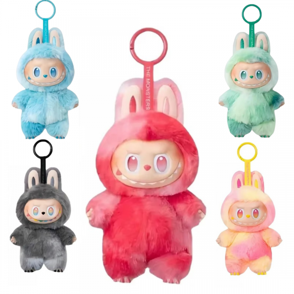 Set 2 jucarii surpriza, din plus, tip Labubu Blindbox, 16 cm