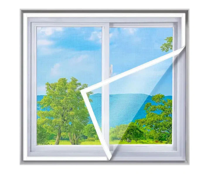 Plasa de geam impotriva insectelor, dimensiuni 150x180cm ALB