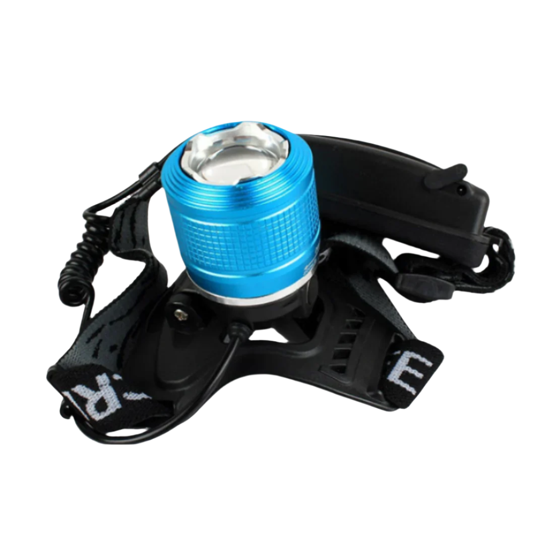 Lanterna pentru cap T6 - cu lumina dubla si acumulator