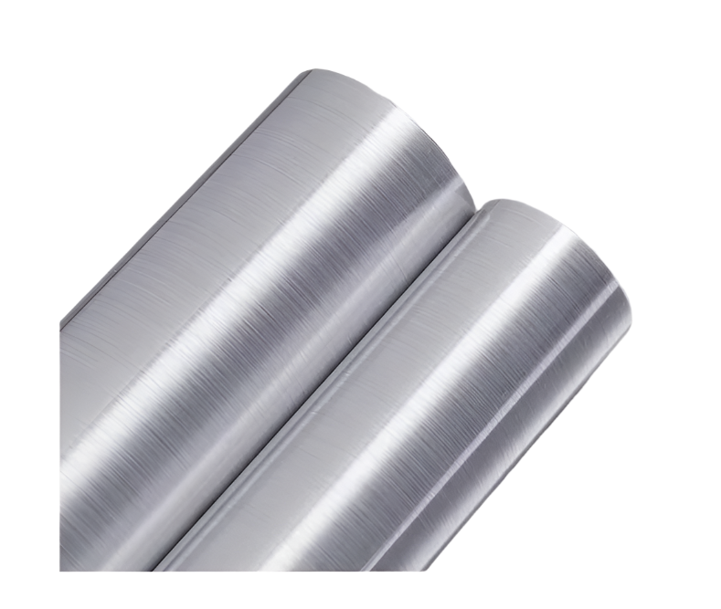 Set 2 x Folie autocolanta inox, argintie, rezistenta la apa, usor de curatat, 60x300 cm