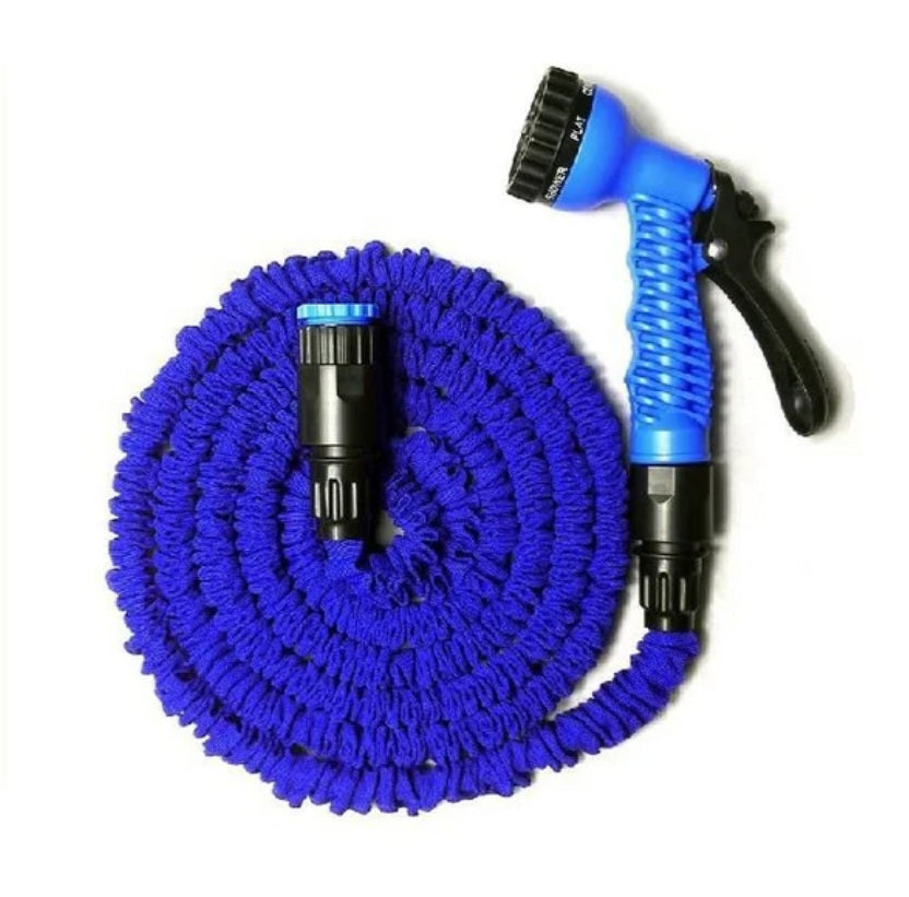 Furtun extensibil de gradina de 60 metri + dispozitiv pentru pulverizarea apei