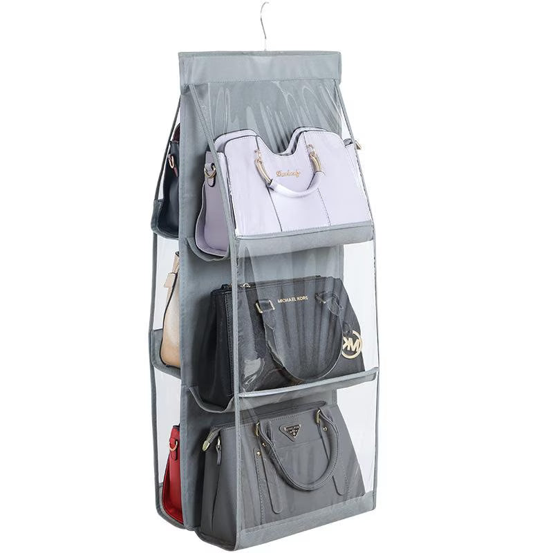 Set 2x Organizator pentru genti cu 6 compartimente, suspendabil
