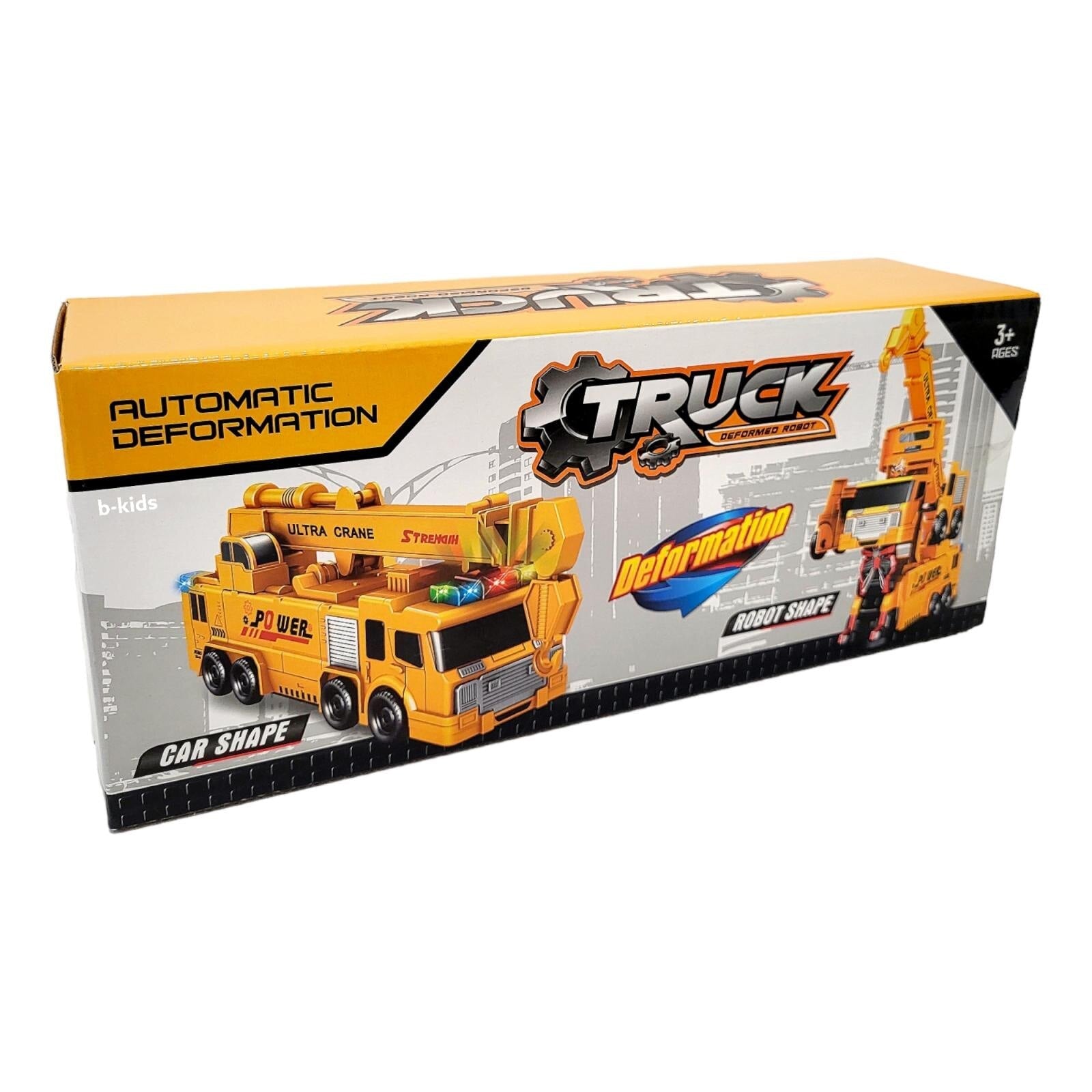 Macara 2 in 1 robot, Truck Deformation, cu sunete si lumini