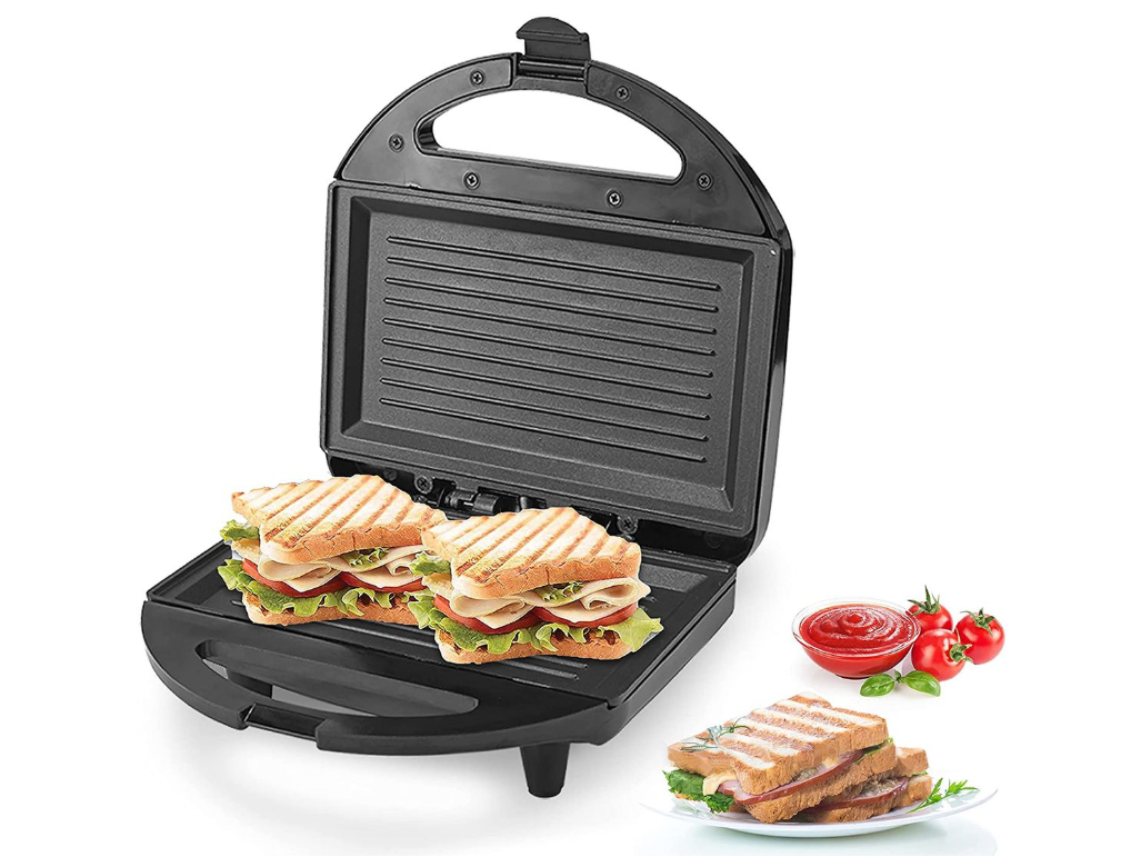 Aparat electric sandwich maker RAF, 850W, placi antiaderente